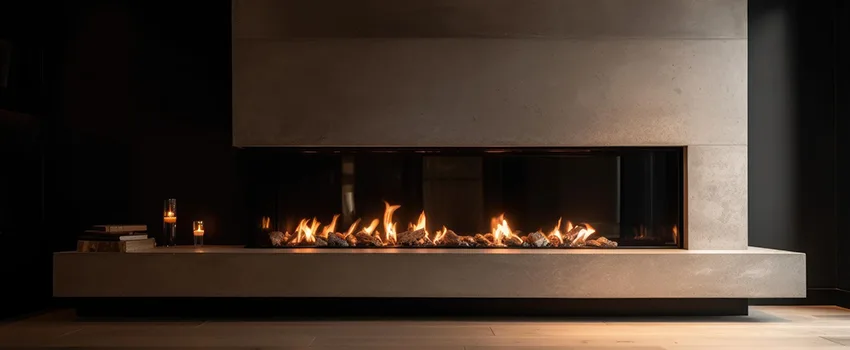 Gas Fireplace Ember Bed Design Services in Lake in the Hills, Illinois