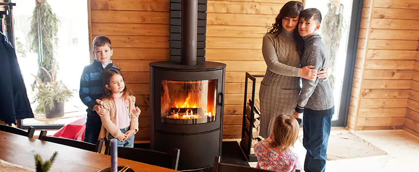 Morso Cast Iron Fireplace Insert Installation in Lake in the Hills, Illinois