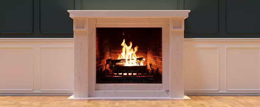 Open Flame Wood-Burning Fireplace Installation Services in Lake in the Hills, Illinois