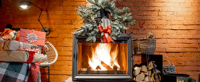 Travis Industries Linear Gas Fireplace Installation in Lake in the Hills, Illinois