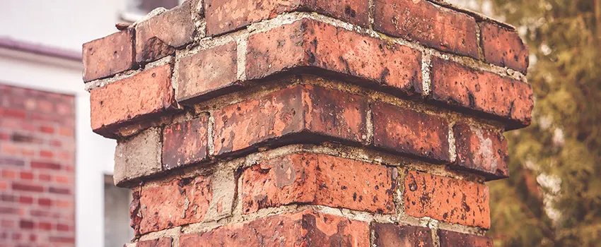 Cracked Chimney Bricks Repair Cost in Lake in the Hills, Illinois