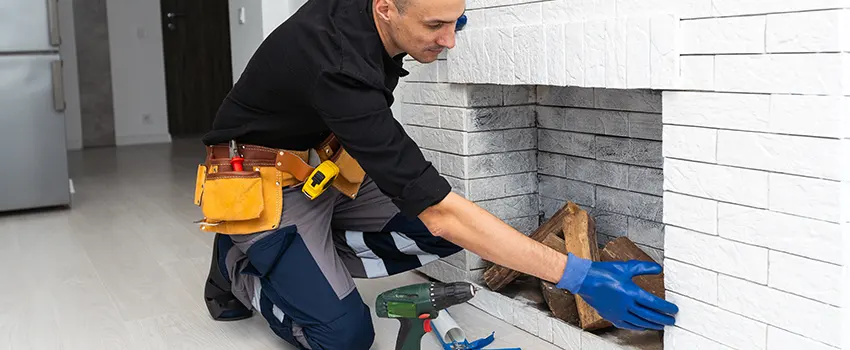 Fireplace Damaged Damper Frame Repair Services in Lake in the Hills, Illinois