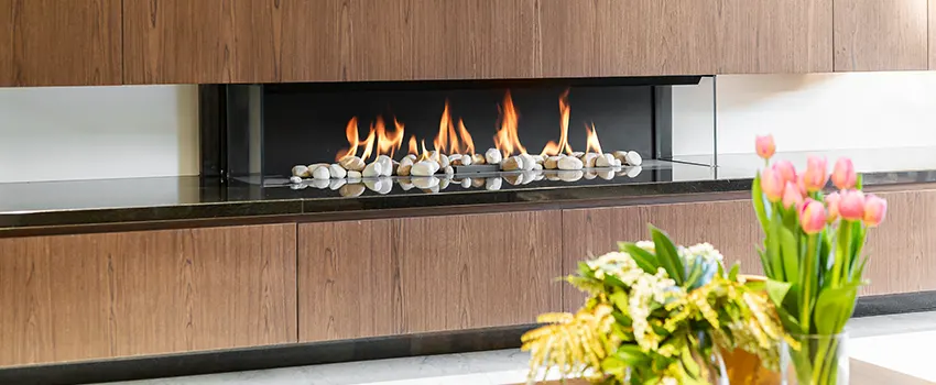 Double-height Fireplace Design Refurbishment in Lake in the Hills, Illinois