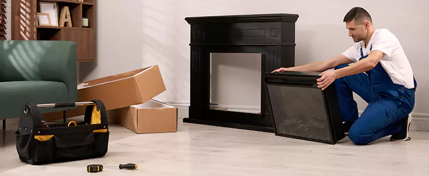 Old Rusted Metal Fireplace Repair And Replacement in Lake in the Hills, IL