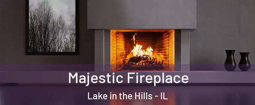  Majestic Fireplace Lake in the Hills - IL