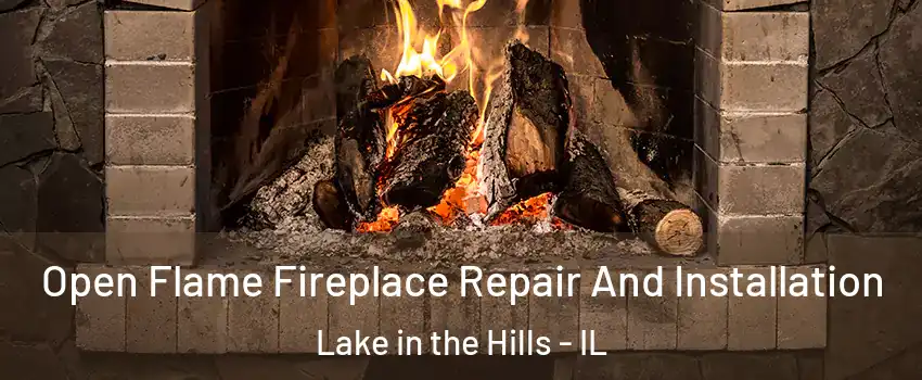  Open Flame Fireplace Repair And Installation Lake in the Hills - IL